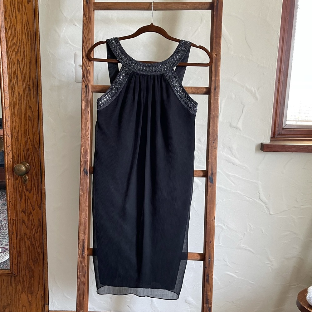 Sequin Top Silk Dress